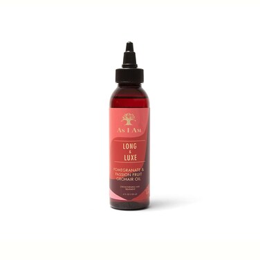 As I AmLong and Luxe GroHair Oil  4 ounce  Rejuvenate the scalp  Promote hair retention  Enriched with Pomegranate and Passion Fruit BetaSitosterol  JBCO