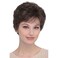 Short Brown Pixie Wig Synthetic Layered Cosplay Hair Full Wigs for White Women Brown mixed Blonde