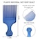 6 Pack Wide Tooth Afro Picks for Curly Hairstyling 63 Inch Plastic Afro Combs for Women and Men 6 Colors