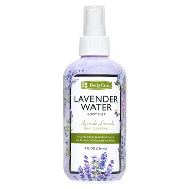 De La CruzLavender Water Body Mist  Lavender Spray body mist With Pure Lavender Essential Oil 8 fl oz 236 mL