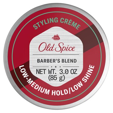 Old Spice Hair Styling Cream for Men LowMedium HoldLow Shine Barbers Blend Infused with Aloe 3 Ounce