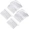 12 Pieces Plastic Teeth Hair Combs Tortoise Side Comb Hair Accessories for Fine Hair Transparent