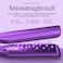 2in1 Hair Straightener  Curler 85 ExtraLarge Ceramic Iron with 20M Anions Purple