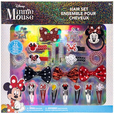 Disney Minnie Mouse  Townley Girl Hair Accessories Kit Gift Set for Girls Ages 3 Includes 22 Pieces of Hair Accessories such as Hair Bow Hair Pins and more perfect for Parties  Makeovers
