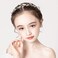 PRDGIRL      Princess Headpiece White Flower Headband Pearl Hair Dress for Girl and Flower Girls Cute Bridal Wedding Hair Band