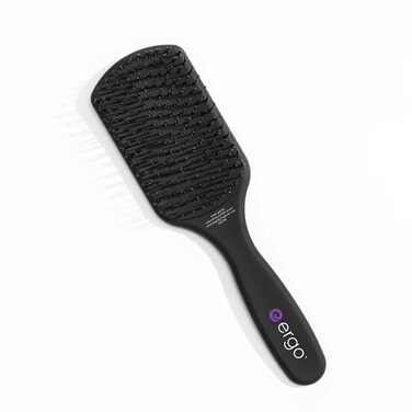 Ergo Super Gentle Mini Paddle Brush for Blow Drying  Hair Brushes for Women with Thick or Thin Hair  Dual Hairbrush for Women  Detangler Hair Brush  Gently Detangles Curly or Wet Hair  ERG750