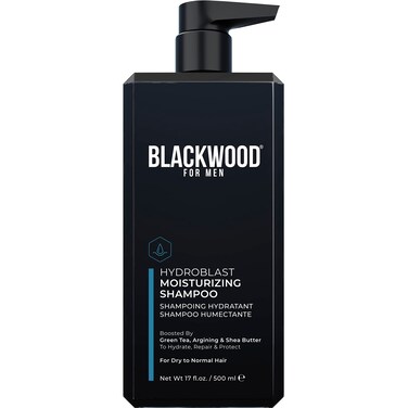 Blackwood For MenHydroblast Moisturizing Shampoo  Mens Shampoo for Coarse Dry  Curly Hair  Infused with Ginseng  Ginger Natural Vegan Formula Sulfate Free Paraben Free  Cruelty Free17 Oz