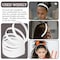 50PCS Amersumer 12 Girls Plain No Teeth DIY Plastic Headbands Headwear Hair Accessories Black WHITE