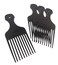 Vakly Hair Pick Comb  Wide Tooth Afro Lifts Pack of 4 Combs  525 Inch  for Hair Styling Lifting Detangling Adding Volume for Long Curly and Thick Hair Wigs and Beards for Men  Women