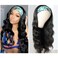 catti Body Wave Headband Wig Human Hair Headband Wigs for Black Women Brazilian Virgin Hair Wear and Go Glueless Wigs Human Hair Headband Wig 150 Density 18 Headband wigs