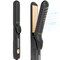 Flat Iron Hair Straightener and Curler 2 in1  360 Airflow Styler Curling Iron with 80 Ionic Cooling Air Vents 5 Adjustable Temperature Settings 15s Fast Heating  Dual Voltage