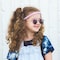 FROG SAC 4 Adjustable Braided Headbands for Girls Rainbow Tie Dye Braid Hair Bands for Kids Cute Girl Stretch Elastic Fashion Accessories for Children Easter Basket Stocking Stuffers