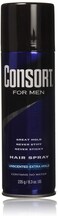 ConsortFor Men Hair Spray Unscented Extra Hold 830 oz Pack of 3