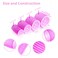 34Pcs Hair Roller Set with Clips SelfGrip Hair Rollers for Volume Salon Hairdressing Curlers and DIY Hairstyles 4 Sizes Rollers Hair Curlers in a Storage Bag