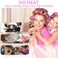 34Pcs Hair Roller Set with Clips SelfGrip Hair Rollers for Volume Salon Hairdressing Curlers and DIY Hairstyles 4 Sizes Rollers Hair Curlers in a Storage Bag