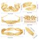 7pcs Goddess Leaf Headband Greek Goddess Bridal Hairband Laurel Leaves Crown Gold Leaf Branch Crown Greek Goddess Headpiece Accessories Romantic Grecian Goddess Costume Accessories  Gorgeous