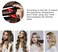 CoidakHair Waver 1 Inch 3 Barrel Curling Iron Wand 25mm Hair Crimper Temperature Adjustable Heat Up Quickly Beach Wave Curling Iron Black