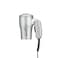 Conair 1875 Watt Compact Dual Voltage Travel Hair Dryer with Folding Handle Grey