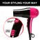 Remington Compact Styler  Small  Portable Hair Dryer  Ceramic Blow Dryer with 2 HeatSpeed Settings  Cool Shot Button for Smooth Finish  Travel Size Lightweight Handheld Dryer 1875W