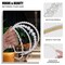 BEAYFILY4 Pack Pearls Fashion HeadbandsWhite Artificial Pearl Rhinestones HairbandsBridal Hair Hoop Party Wedding Hair Accessories for Women Girls