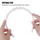 BEAYFILY4 Pack Pearls Fashion HeadbandsWhite Artificial Pearl Rhinestones HairbandsBridal Hair Hoop Party Wedding Hair Accessories for Women Girls