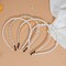 BEAYFILY4 Pack Pearls Fashion HeadbandsWhite Artificial Pearl Rhinestones HairbandsBridal Hair Hoop Party Wedding Hair Accessories for Women Girls