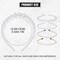 BEAYFILY4 Pack Pearls Fashion HeadbandsWhite Artificial Pearl Rhinestones HairbandsBridal Hair Hoop Party Wedding Hair Accessories for Women Girls