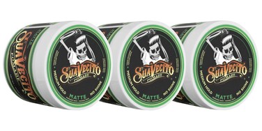 SuavecitoPomade Matte No Shine Formula 4 oz 3 Pack  Medium Hold Hair Pomade For Men  Matte Hair Paste For Natural Texture Hairstyles