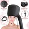 Bonnet Hood Hairdryer Attachment  Upgraded Hair Dryer Bonnet with Chin Strap and Longer Extended Hose More Easy to Enjoy Styling Curling and Hair Deep Conditioning Free Carrying Case Hooded Dryer