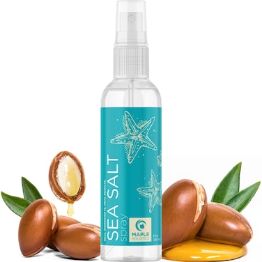 Volumizing Sea Salt Spray for Hair  Texturizing Beach Waves Spray  Hair Mist Curl Activator  Non Sticky Styling Beach Hair Spray for Men and Women with Nourishing Sea Kelp Extract and Argan Oil 8oz