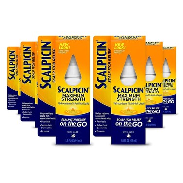 Scalpicin Scalp Itch Relief 15 fl Oz Maximum Strength Pack of 6