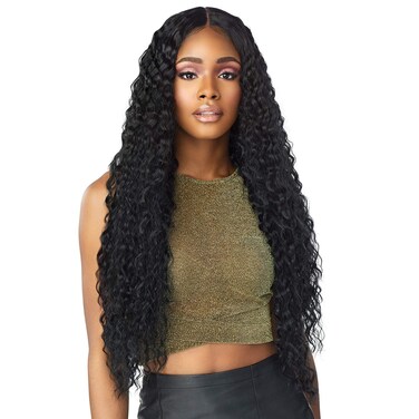 Sensationnel Butta Lace Front Wigs  unit 3 extra wide 5 inch deep part synthetic wig preplucked hairline HD lace  Butta unit 3 1 JETBLACK
