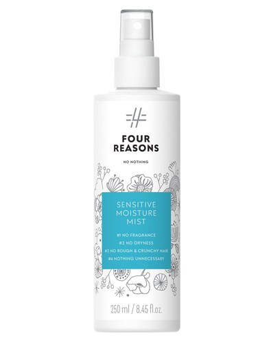 No nothing Very Sensitive Moisture Mist  Moisturizing and Conditioning Leavein Mist  Fragrance free Unscented Vegan Hypoallergenic Sensitive Detangling spray  85 fl oz New Packaging