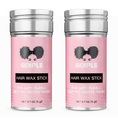 Goiple Hair Wax Stick  LongLasting Smoothing  Slick Pomade Stick for Hair Wigs Styling Waxes for Fly Away  Edge Frizz Hair 27oz each