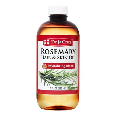 De La Cruz Rosemary Oil Blend Moisturizer with Castor Avocado and Olive Oil  Topical Use Only 8 FL OZ 236 mL