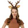 FuncredibleFuncredible Deer Antlers Headband with Tattoo  Reindeer Antlers  Deer Costume  Halloween Headbands for Women  Halloween Costumes for Women