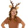 FuncredibleFuncredible Deer Antlers Headband with Tattoo  Reindeer Antlers  Deer Costume  Halloween Headbands for Women  Halloween Costumes for Women