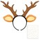FuncredibleFuncredible Deer Antlers Headband with Tattoo  Reindeer Antlers  Deer Costume  Halloween Headbands for Women  Halloween Costumes for Women