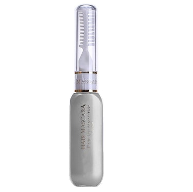 Temporary Hair Mascara Washable Temporary Hair Color Chalk Hair Dye Stick Nontoxic Instant DyeSilver gray