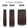 Dark Brown Hair Extensions StrRid Clip in Hair Extension Straight 22Long Synthetic Black Thick Clips on Hair Piece for Women 5PCS Blonde Curly Wavy 18Cheap White Natural Full Head 5 Oz