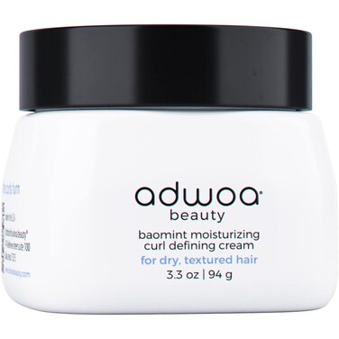 adwoa beautyBaomint Moisturizing Curl Defining Cream with Organic Honey Beeswax Baobab Mint and Rosemary Oils To Aid in Healthy Hair Growth for Coily and Curly Hair