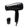 1875 Ceramic Hair Dryer Powerful Fast Drying MultiSetting with Comb Attachment Additional Detangler Included Slide Bar Switch Compact for Home  Travel Black