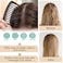 BRUSHZOO Wide Tooth Wooden Comb for Women Men  Curly Thick Long Hair Detangling and Scalp Massager for Hair Growth