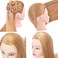 2628 Mannequin Head Hair Styling Mannequin Head for Hair Styling and Free Table Stand Training Head Manikin Cosmetology Doll Head with Long Fiber Hair Hairdresser Practice Head for Stylist