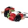 VividsunDay of The Dead Flower Headband Rose Flower Crown Headpiece red black