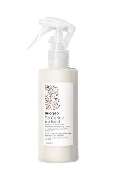 Briogeo Be Gentle Be Kind Aloe  Oat Milk Ultra Soothing Detangling Spray Hypoallergenic and DermatologistApproved LeaveIn Spray Fragrance Free Vegan CrueltyFree 6 fl oz