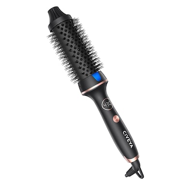 Pro Thermal Brush for Blowout Look 15 Heated Round Brush with Temp Control Ionic Thermal Hair Brush Curling Iron Smoothing  Volumizing Hot Round Brush