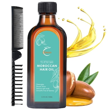 Moroccan Argan Treatment Hair Oil for Luxurious Hair Care and Repair Extra Strength Argan Treatment Hair Oil Treatment for Split Ends Frizzy Hair and Flyaways