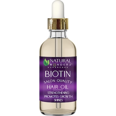 Biotin Hair Oil Supports Hair Growth Thickening Serum with Collagen and Vitamin B7 Moisturizing Scalp Treatment for Dry and Damaged Hair Sulfate Free and Vegan Friendly 4 Fl Oz