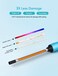 TerviiixSmall Barrel Curling Iron Wand 38 Inch Thin Curling Wand Iron for Short  Long Hair Argan Oil and Keratin Infused Ceramic Tiny Curler with Digital Adjustable Temperature  AutoOff 9mm